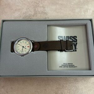 New in box Swiss Army men’s watch.